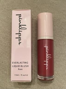 PINKLIPPS Everlasting Liquid Blush in Rare (Mauve) 0.2 fl oz | New in Box NIB